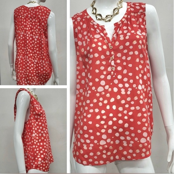 NWT Velvet by Graham & Spencer Febe Royalty Sleeveless Blouse - Picture 2 of 8